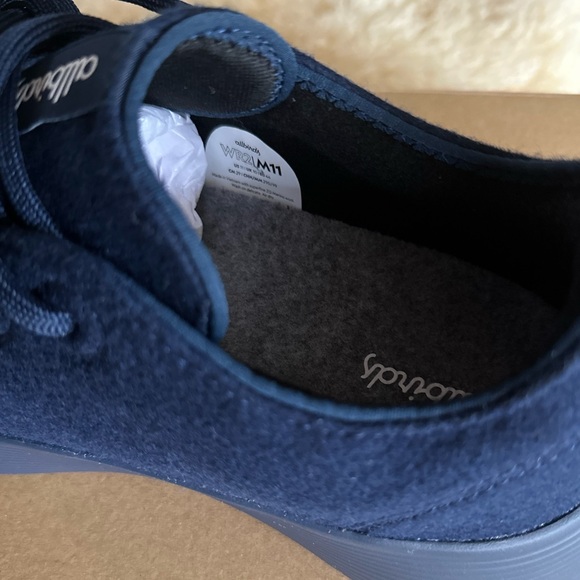 Allbirds NWT NIB Navy Blue Wool Runner Go - Men's Size 11 - Picture 12 of 15